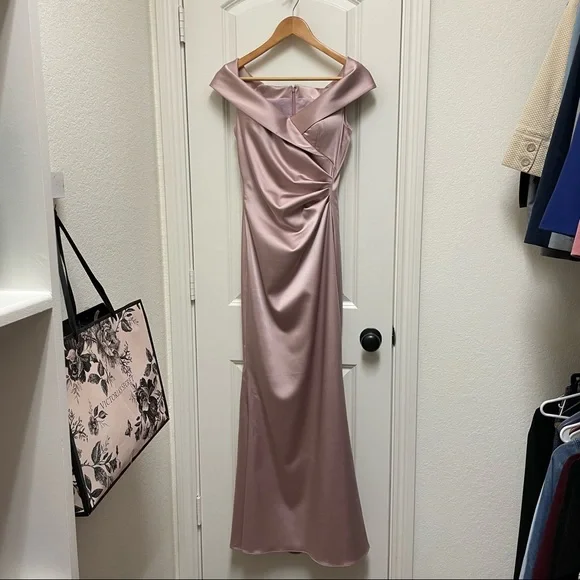 Rickie Freeman for Teri Jon | Dresses | Pink Teri Jon Rickie Freeman Dress  Petite Gala Formal | Poshmark